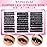 Fluffier Lash Clusters Thick Volume Lash Extension 10-18mm Cluster Eyelash Extensions DIY Individual Lashes Wispy at Home Pestaas Pelo a Pelo by ALPHONSE (60D+80D+100D, 300pcs)