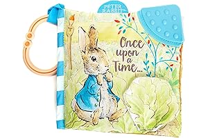 KIDS PREFERRED Peter Rabbit Soft Book with Teether: A Fun and Educational...