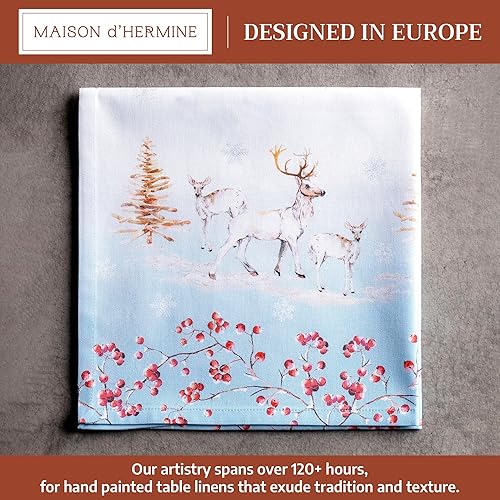 Miniatura 2 de Maison d' Hermine - Juego de 4 servilletas 100% algodón, suaves y cómodas, primaveraverano