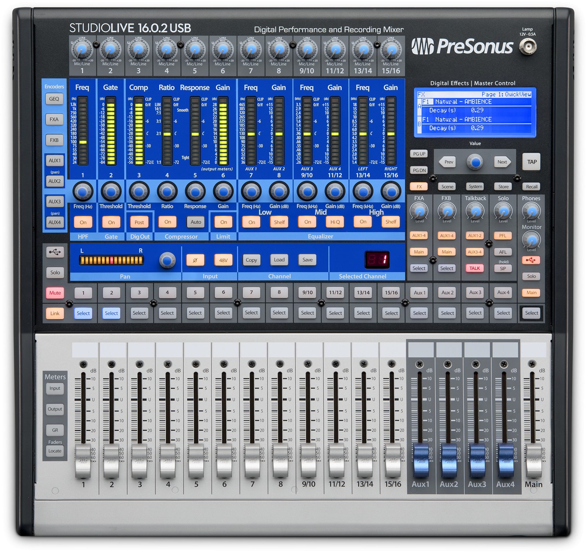 Amazon | PreSonus デジタルミキサー StudioLive 16.0.2 USB 
