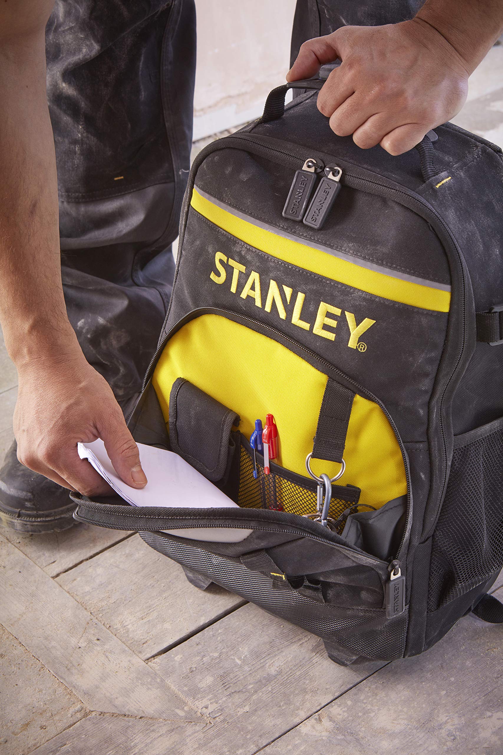 ‎STANLEY, Zaino con ruote porta utensili essenziali. STST83307-1