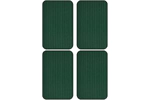 4-Pack Green Mesh Pool Cover Repair Patch Kit (4” x 8”)