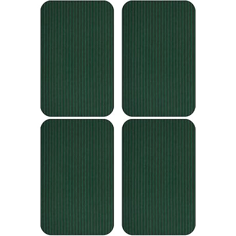 4-Pack Green Mesh Pool Cover Repair Patch Kit (4” x 8”)