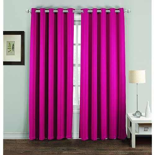 Fuschia Curtains Amazon Co Uk