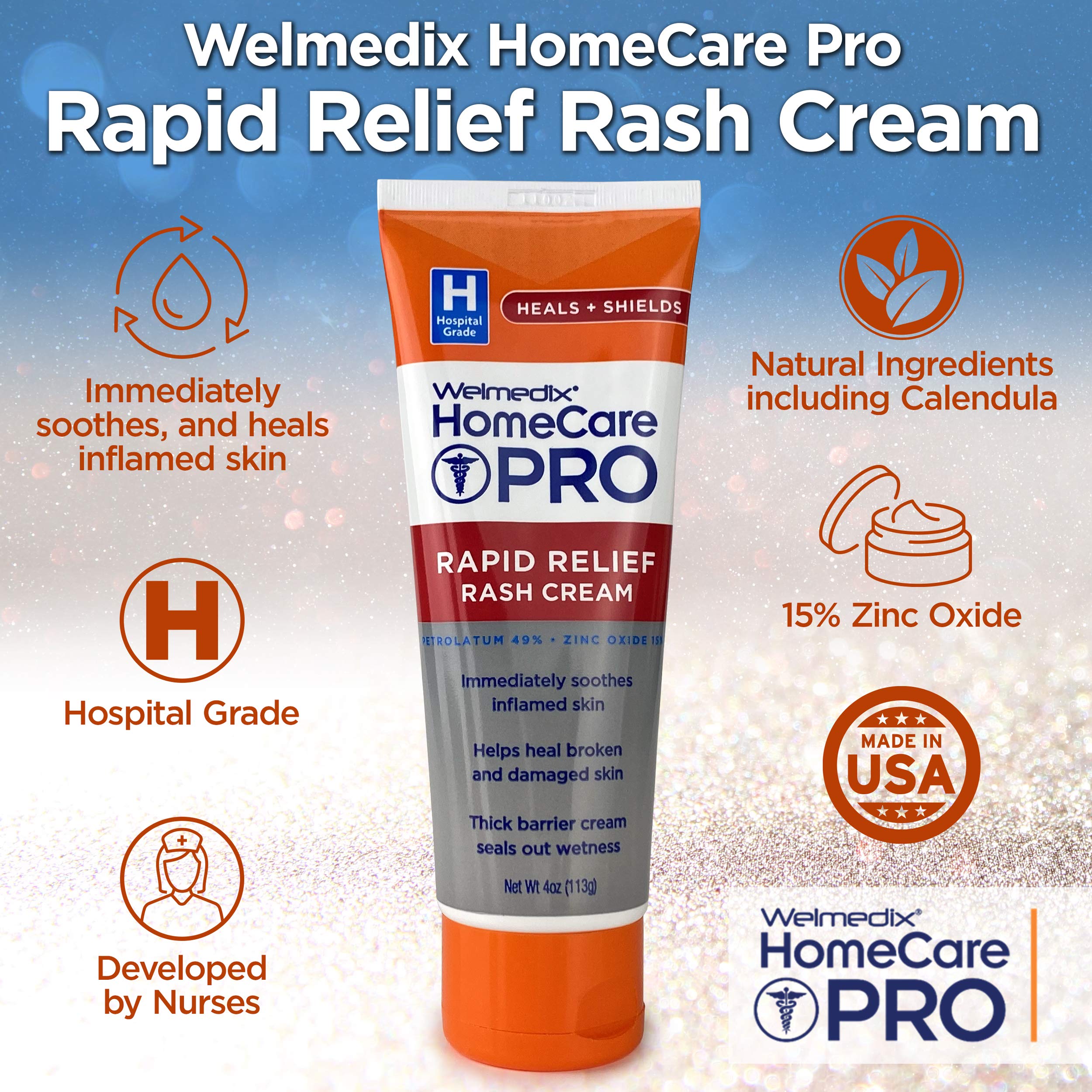 Buy Welmedix HomeCare PRO Rapid Relief Adult Diaper Rash Cream Extra
