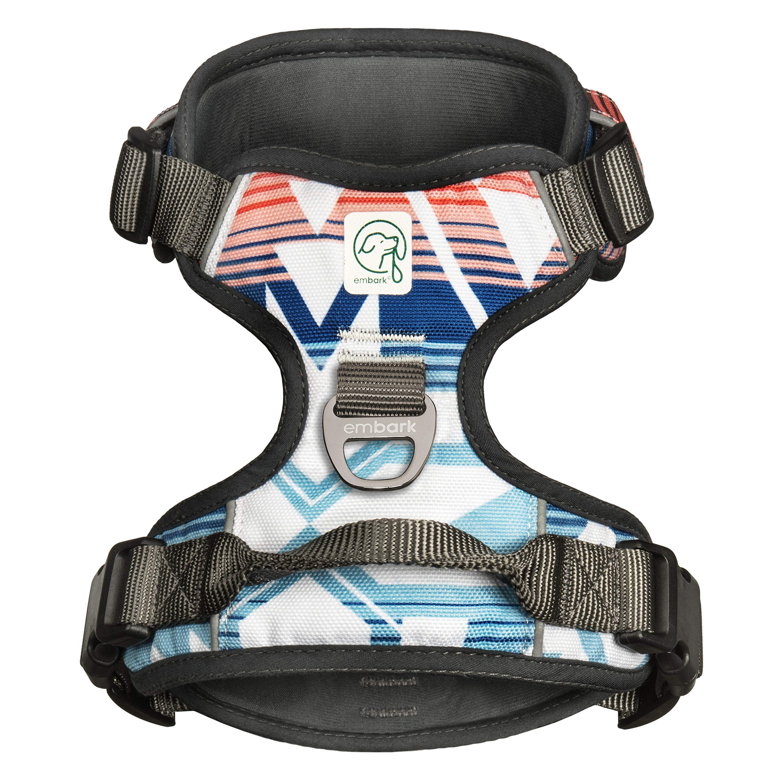 Embark PetsUrban Dog Harness, No Pull With 2 Leash Clips, Front & Back Control Handle, Adjustable, Soft & Padded for Small Dogs and Puppies