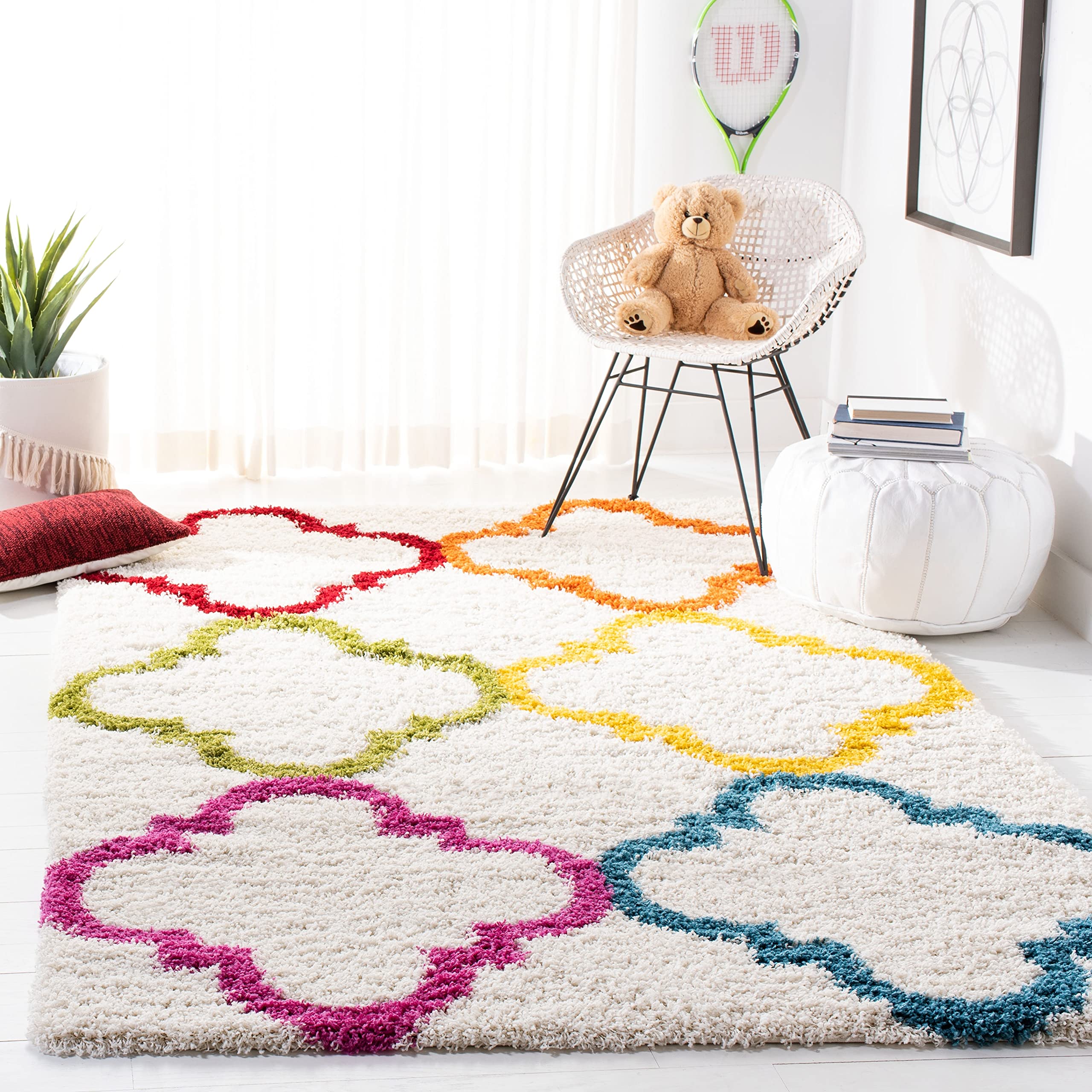 SAFAVIEH Kids Shag Collection Runner Rug - 2'3