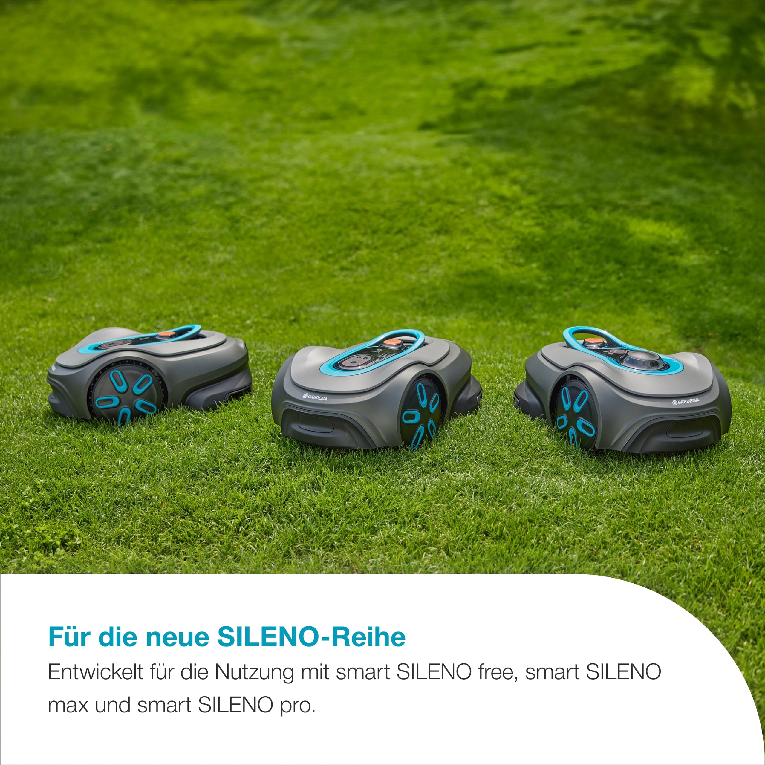 Gardena Antikollisions-Radar für smart SILENO Mähroboter, kompatibel mit pro, max und free Modellen, verhindert Kollisionen, einfache werkzeugfreie Montage, schützt Mäher und Garten (15022-20)