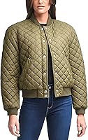 Levi's Women's Diamond Quilted Bomber Jacket with Pockets - Lux Memory Fabric, Regular & Plus Sizes