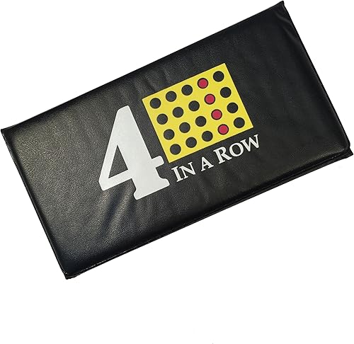 Miniatura 5 de WE Games Juego de chequera magnética de tamaño de viaje 4 en una fila