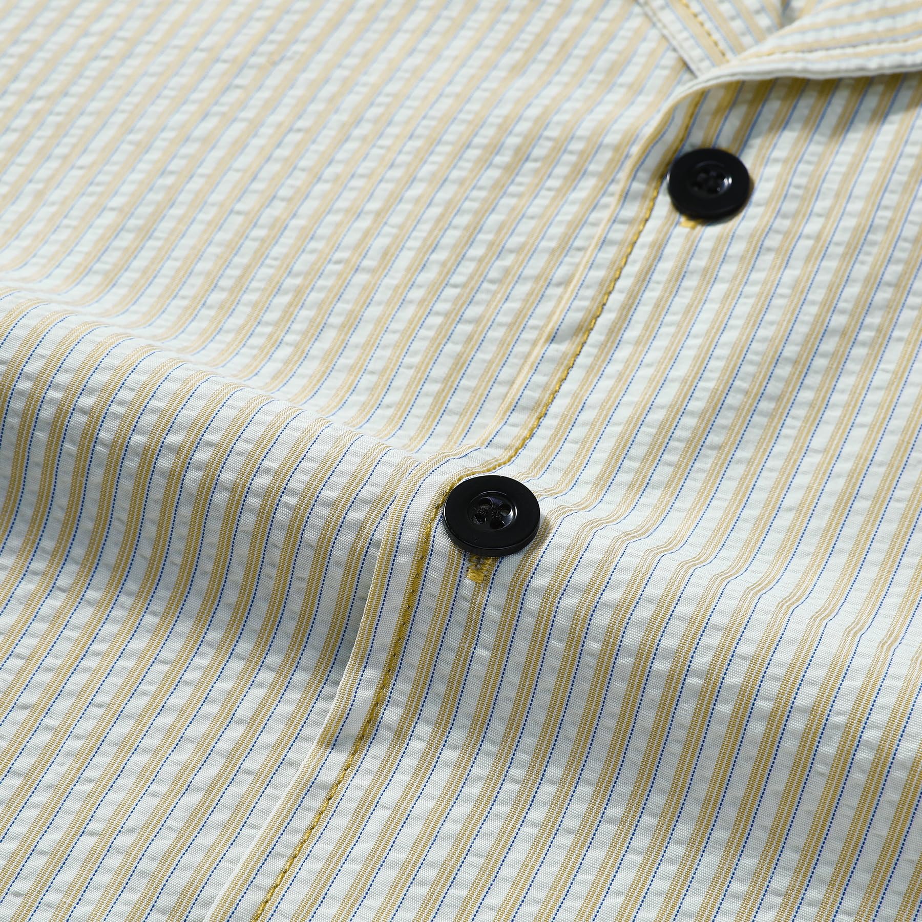 Allthemen Ensemble Homme de 2 Pièces Eté Casual Chemise Manches Courtes et Shorts avec Poches Shirts Bouttons