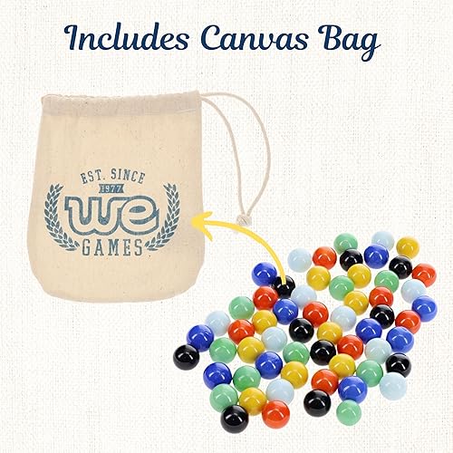 Miniatura 4 de WE Games Canicas de vidrio de repuesto para damas chinas