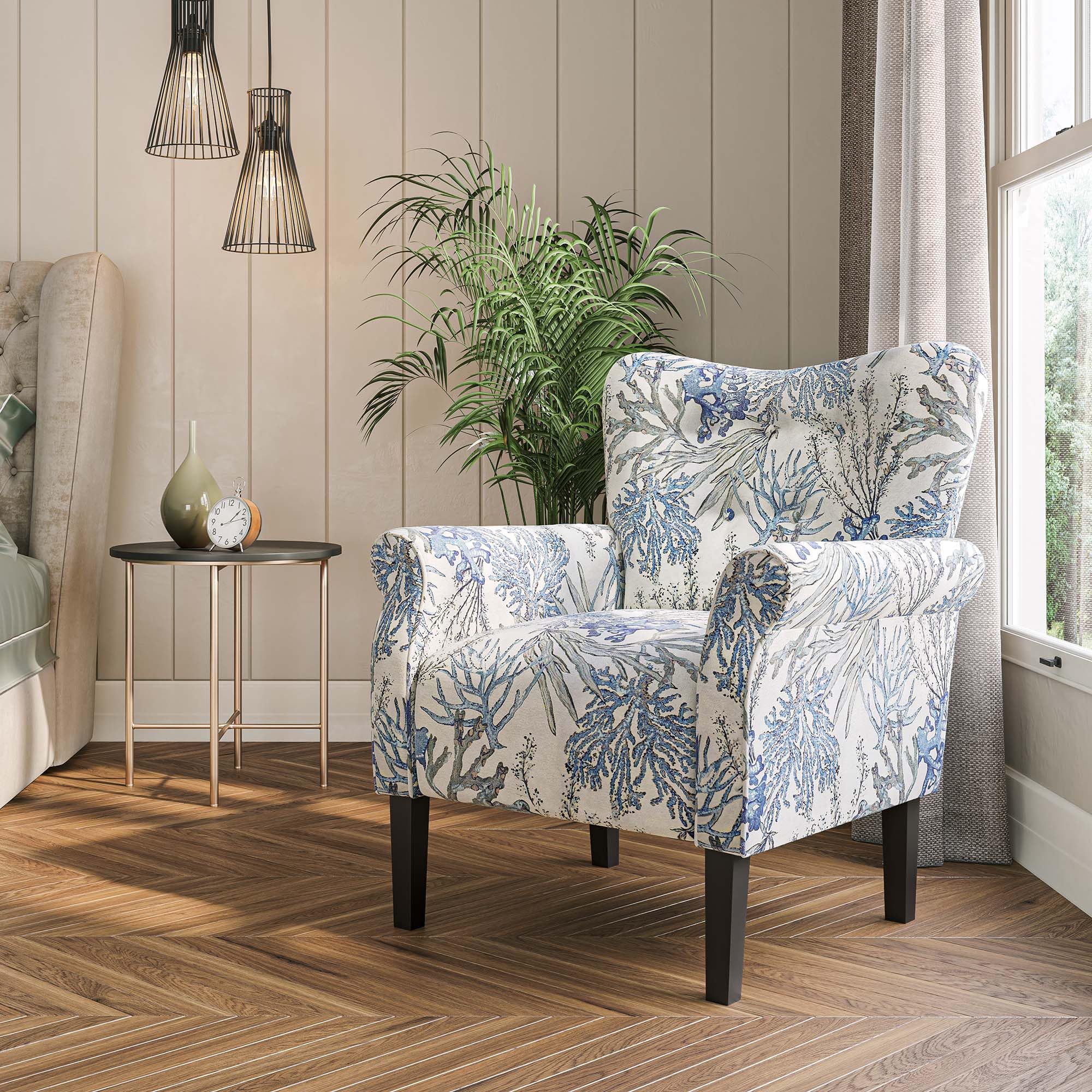 BELLEZE Allston Wingback Accent Chair