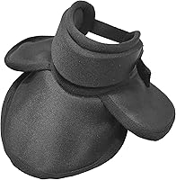 LEONARK 350N HEMA Throat Protector Gorget with Shoulder Flaps - Puncture-Resistant Fencing Gear for Longsword Rapier Sabre