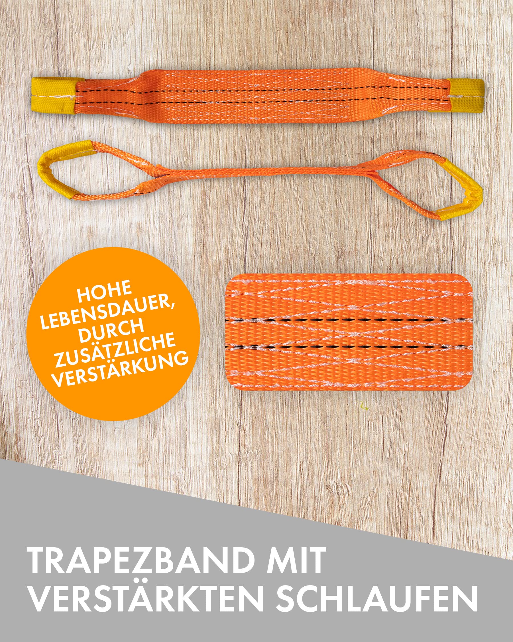 SHZ - 4X Spanngurte Autotransport 50 mm - Zurrgurt - Reifengurt mit Spitzhaken - Autotransportgurt - Zurrkapazität LC 2000 daN (direkt)/ 4000 daN (28) - Made in Germany