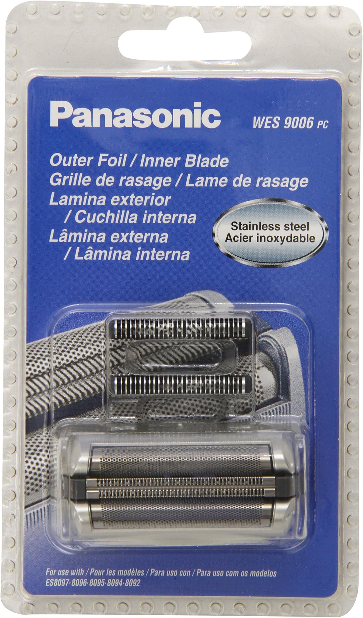 Panasonic WES9006PC Men's Electric Razor Replacement Inner Blade & Outer Foil Set