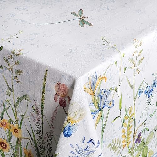 Miniatura 7 de Maison d' Hermine - Mantel cuadrado decorativo de algodón para comedor, hogar, granja, fiestas, exteriores y boda, bohemio, ideal para primavera y