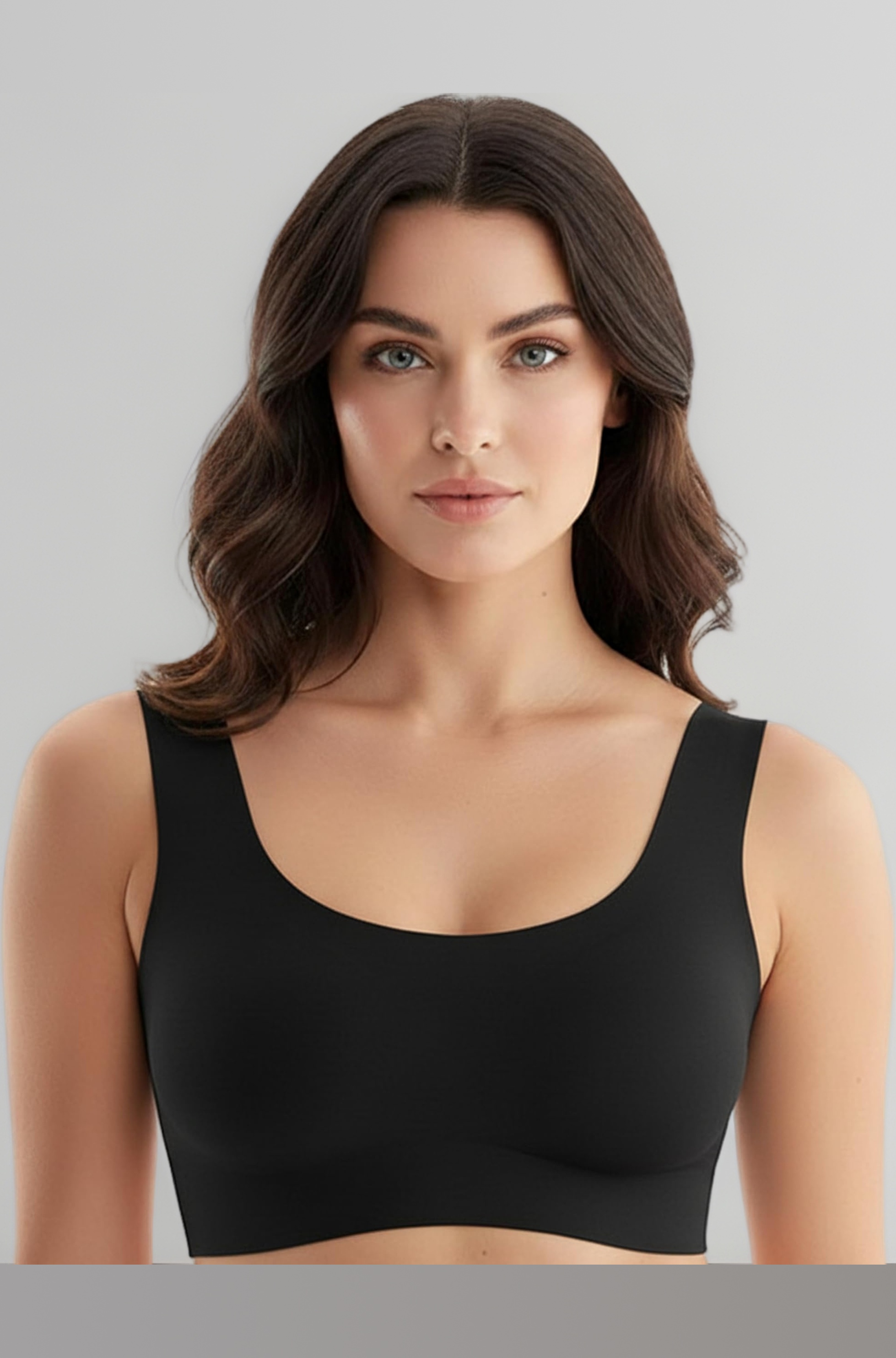 Comfort Revolution Seamless Bra Easy lite Full-Coverage Wireless Everyday Bra with CloudSoft Comfort with Removable Pad.