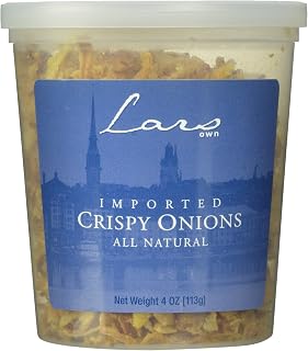 Lars' Own Crispy Onions, 4-Ounce Containers (Pack of 12)