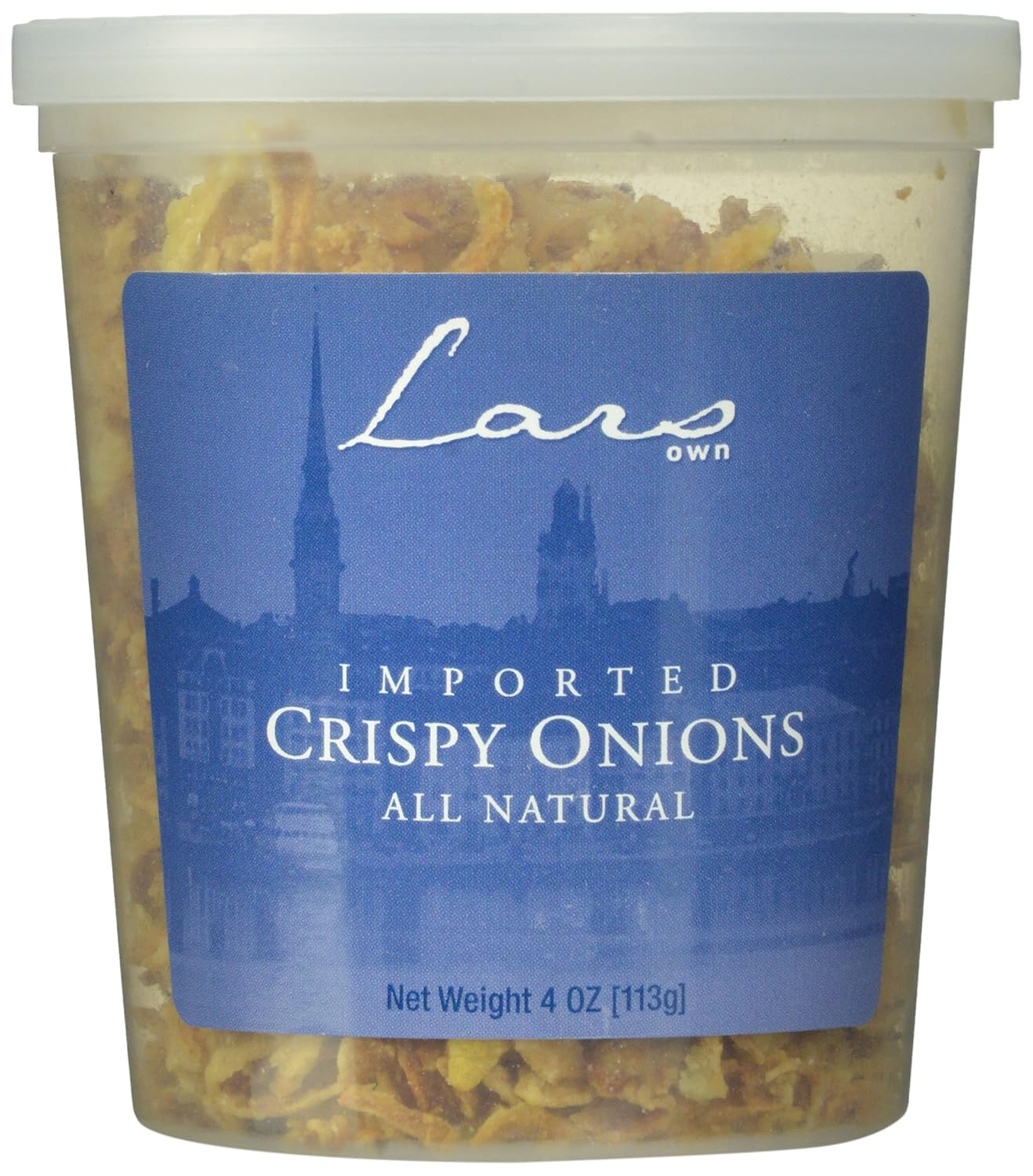 Lars' Own Crispy Onions, 4Ounce Containers (Pack of 12) Canned And Jarred Onions
