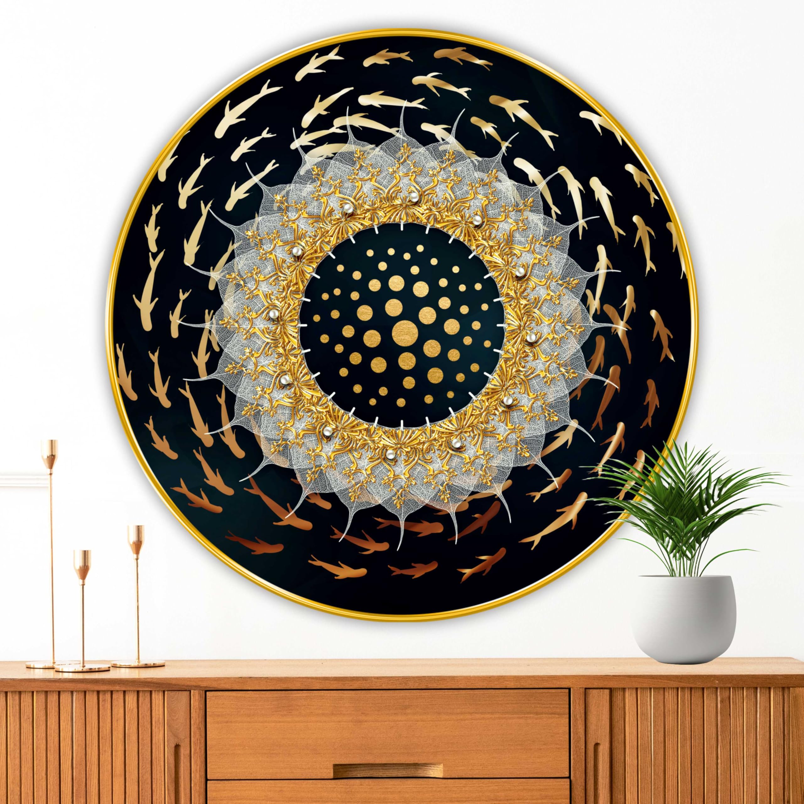 Livin'luxe Abstract Bird Painting - Modern Art -19