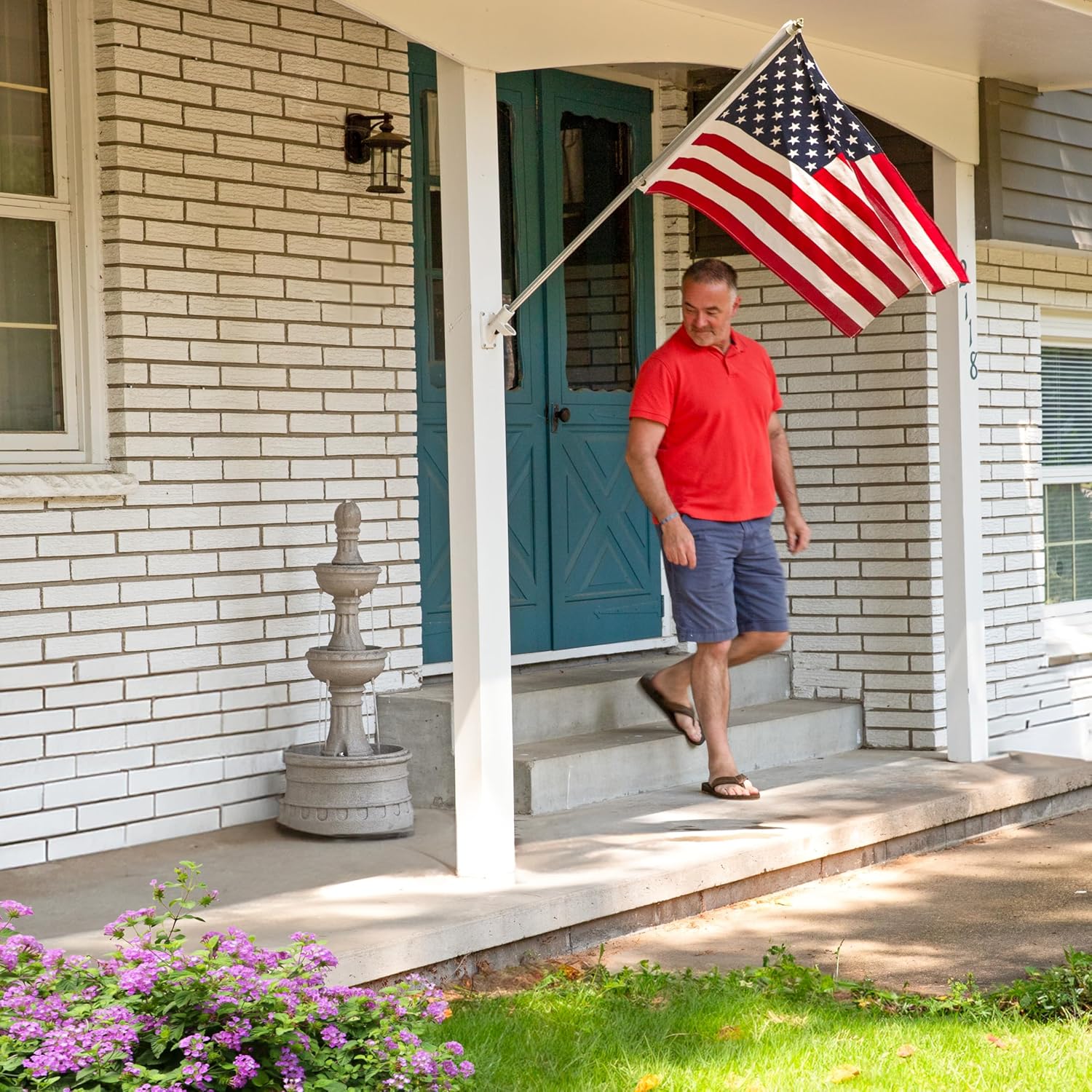 Sunnydaze Cyprus 39" H 3-Tier Outdoor Water Fountain - Polyresin Water Feature for the Patio, Garden, or Yard - Gray
