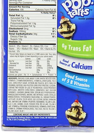 Pop-Tarts Toaster Pastries, Frosted Hot Fudge Sundae, 13.5-Ounce Boxes (Pack of 12)