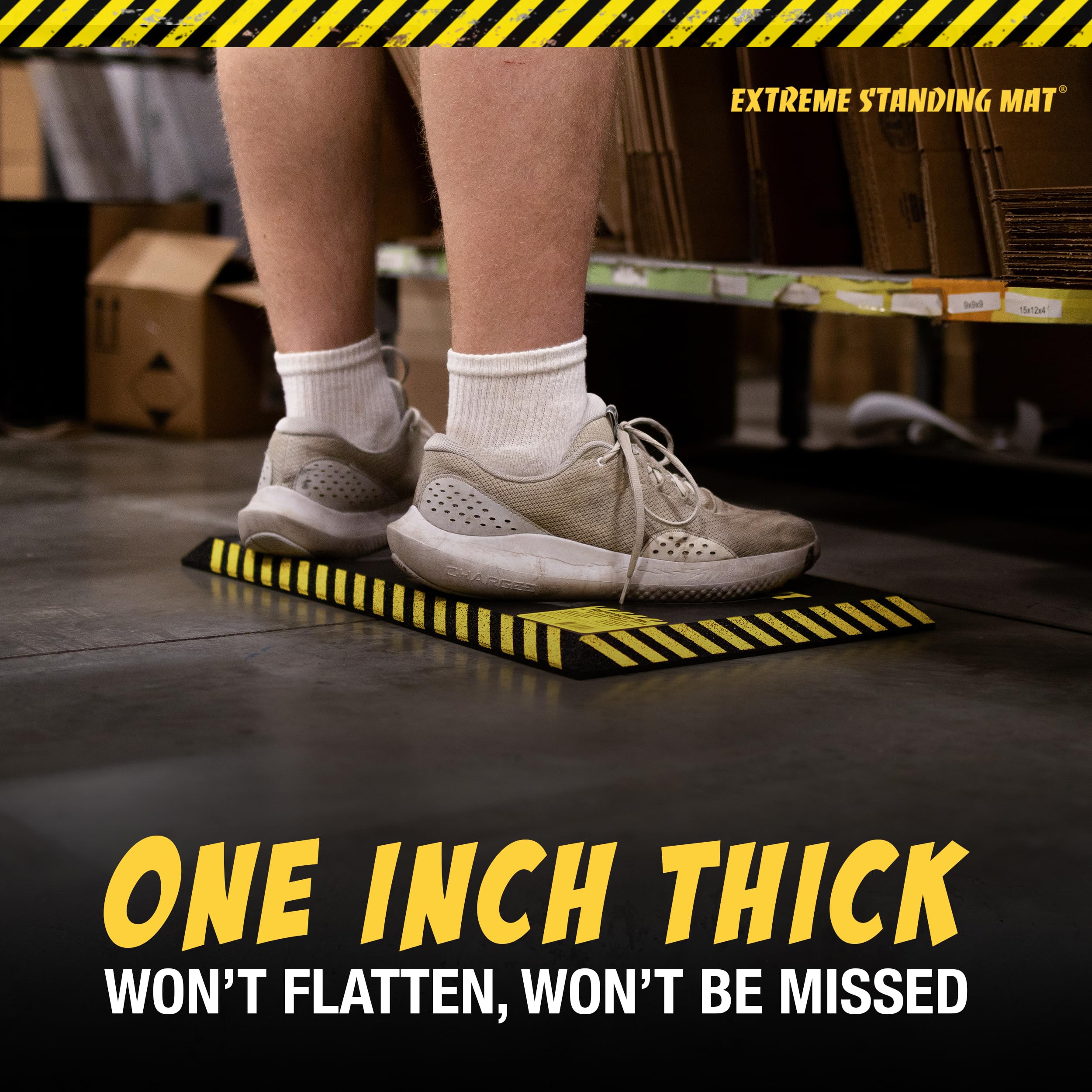 Standing Mat Industrial Anti-Fatigue for Work, 21" x 14" x 1" — Amazon image 4