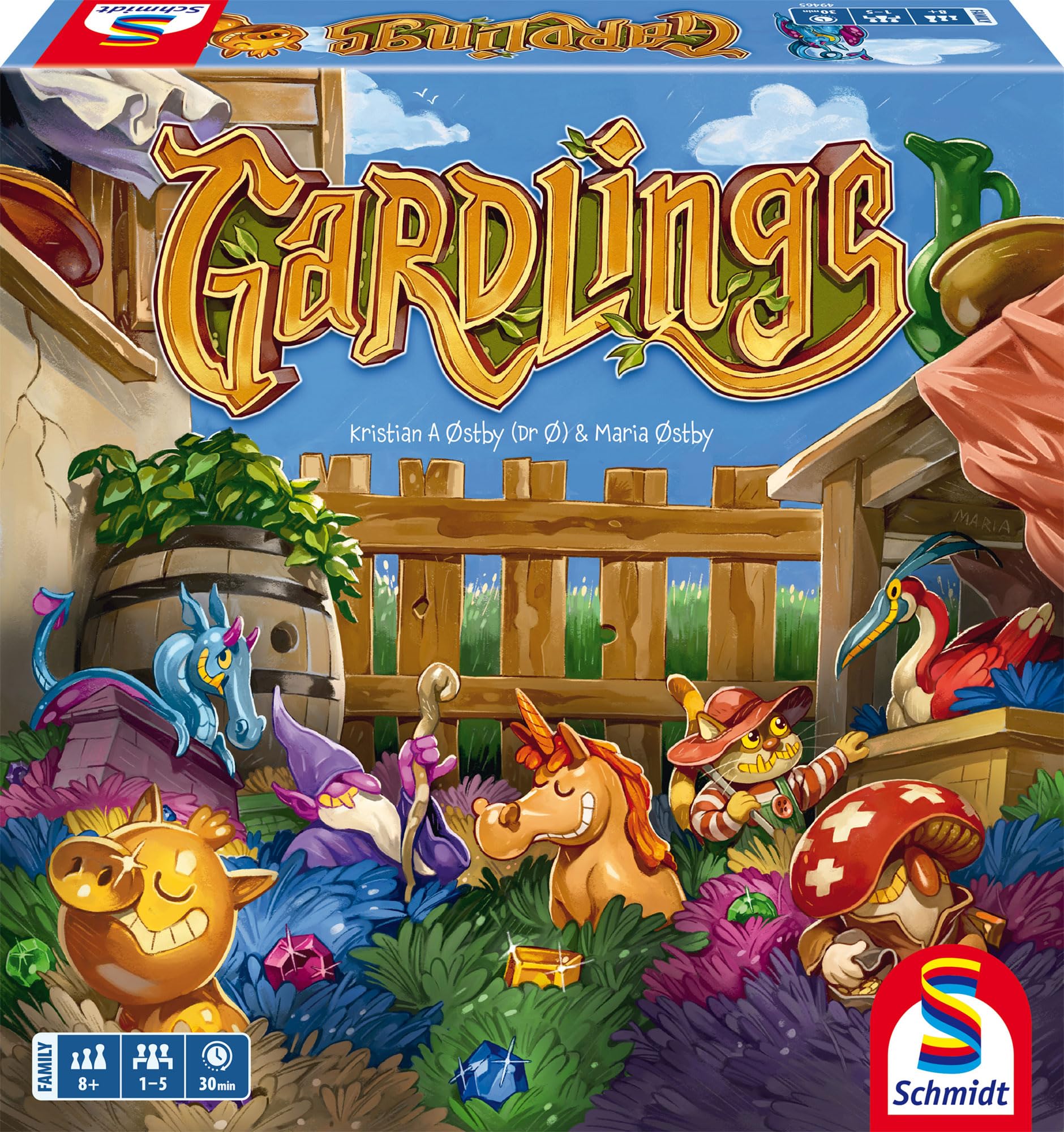Schmidt Jeux 49465 Gardlings, Bag Building, Jeu de stratégie