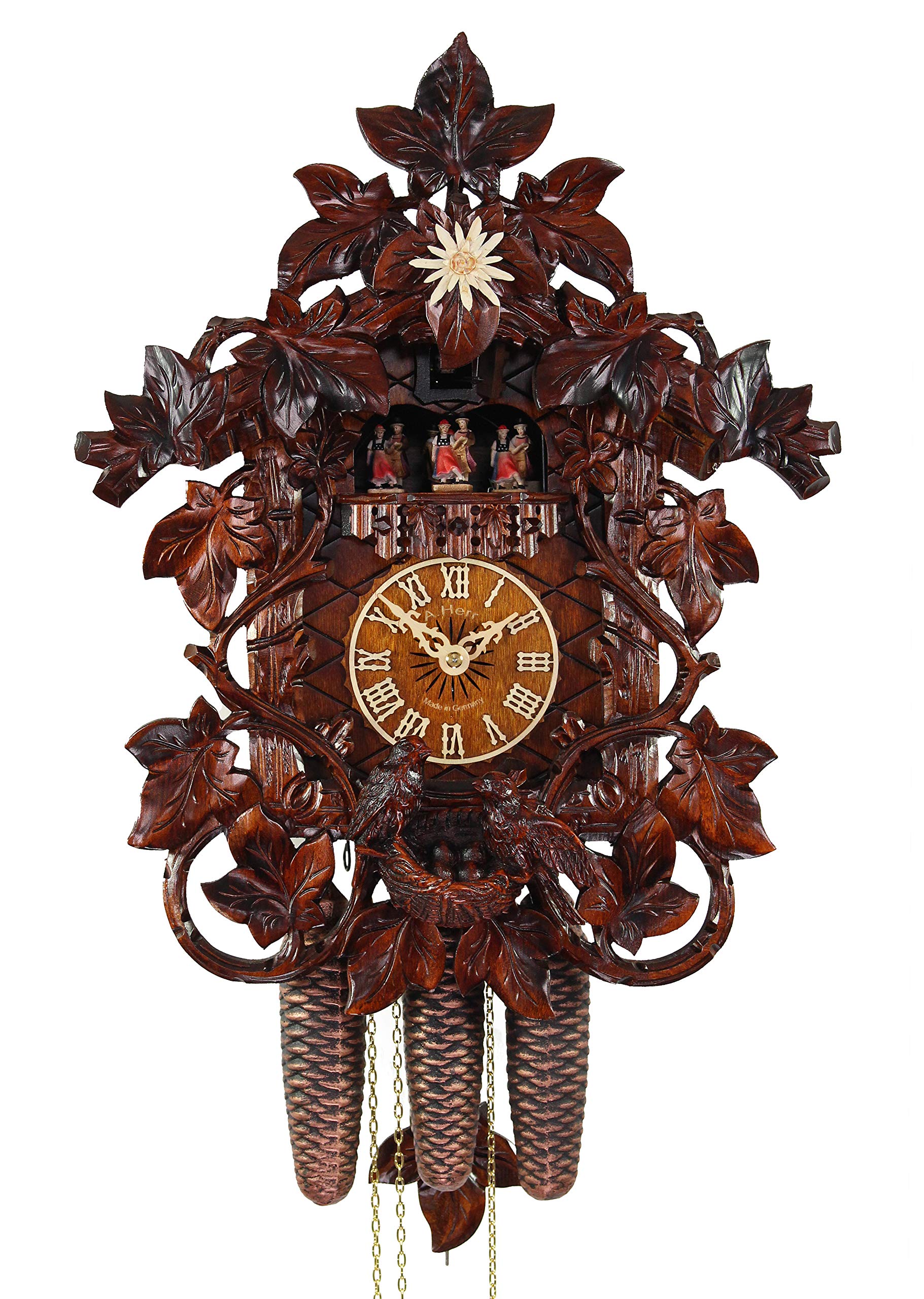 HerrZeit by Adolf HerrCuckoo Clock - Vine Creepers handshingled