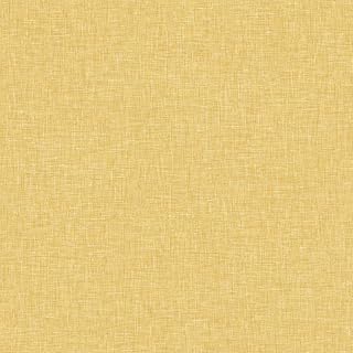 Arthouse Mustard Yellow Textured Linen Wallpaper - Subtle Sheen Bounces Light Back Into The Room - Designed to Look Like Fabric - Feature Wall or All Over - Great Wallpaper Choice for Any Room 676009