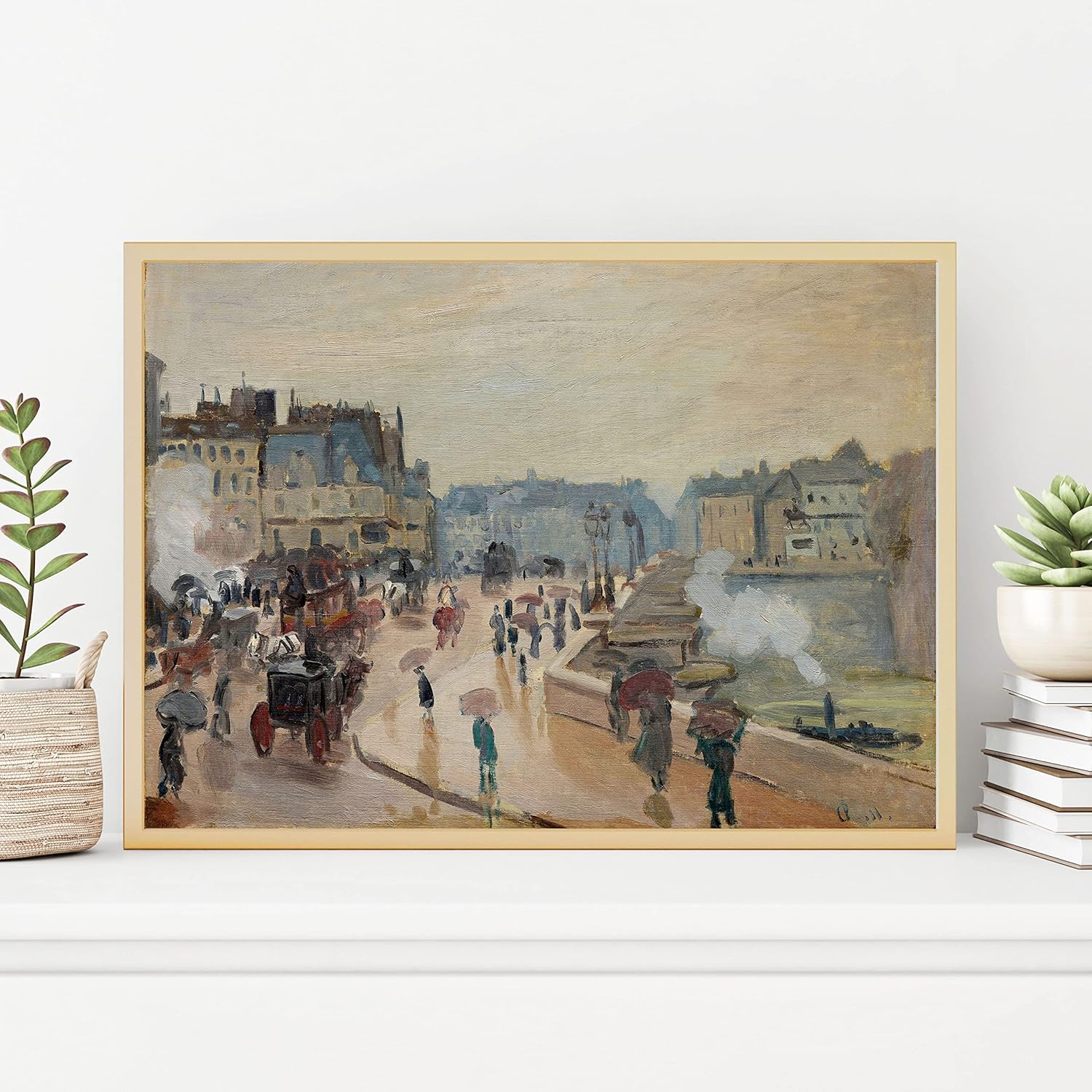 Claude Prints, Museum Gallery Exhibition Poster