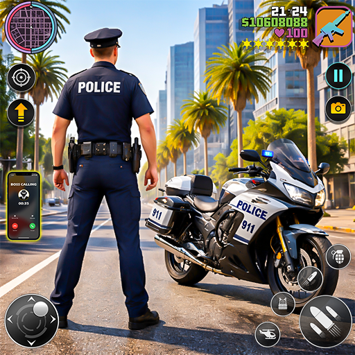 Gangster Crime City 3D – Polizeiauto-Verfolgungsjagd-Spiele 2026