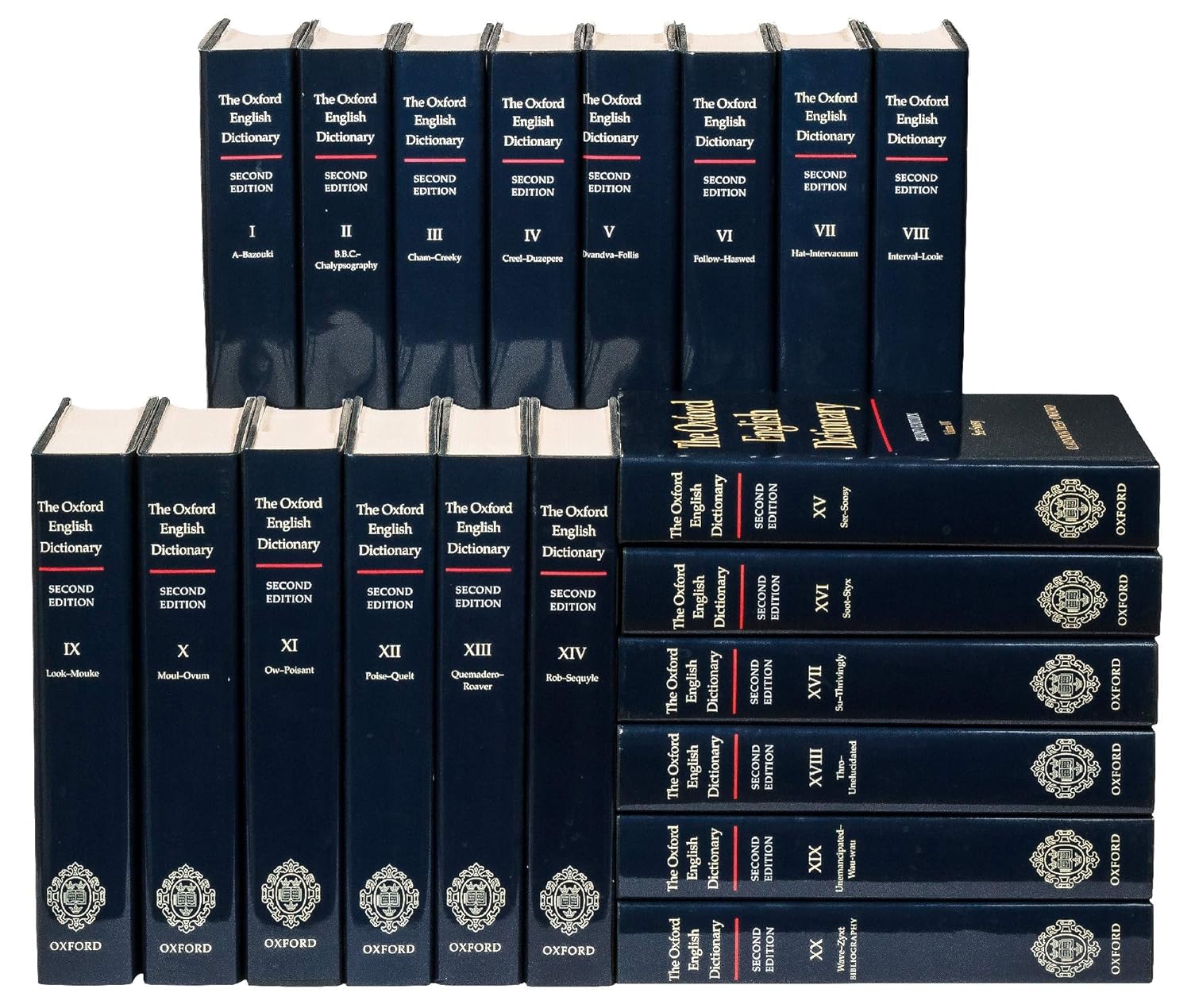 The Oxford English Dictionary. Second Edition 20 Volume Set) J. A. Simpson Books