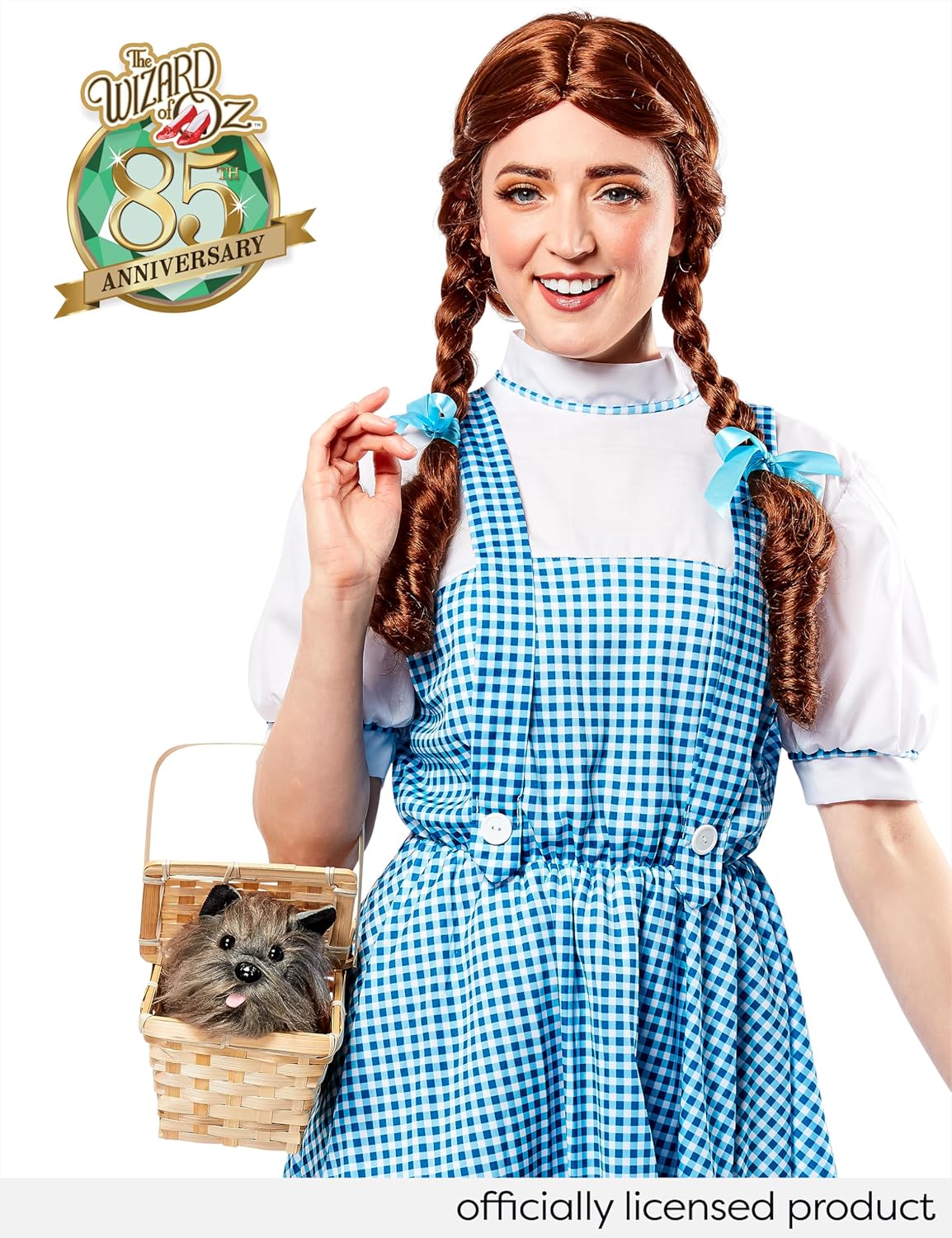Rubies The Wizard of Oz: Dorothy Costume for Adults, Women's Standard