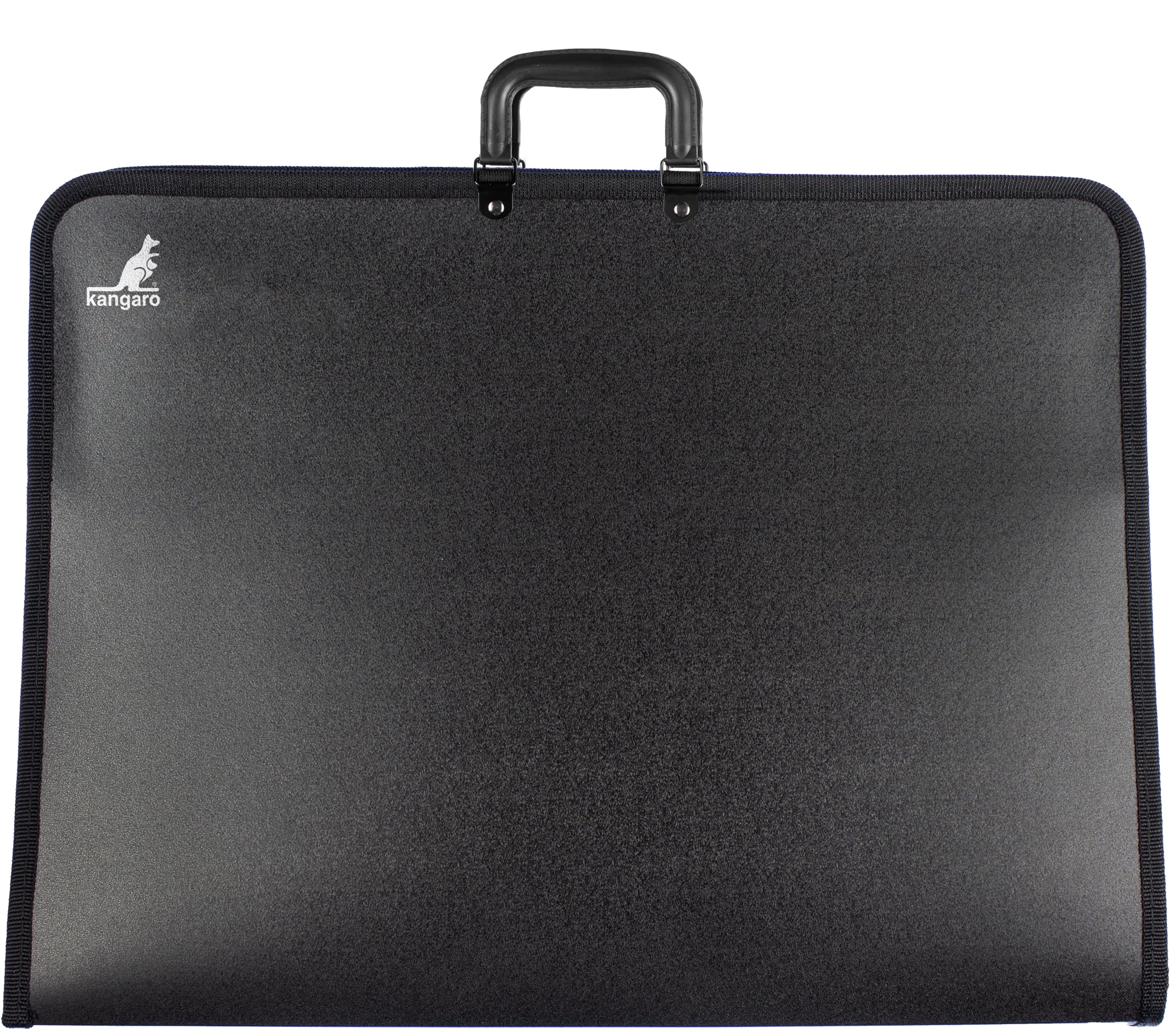 Kangaro A2 Portfolio Folder with Handle Black