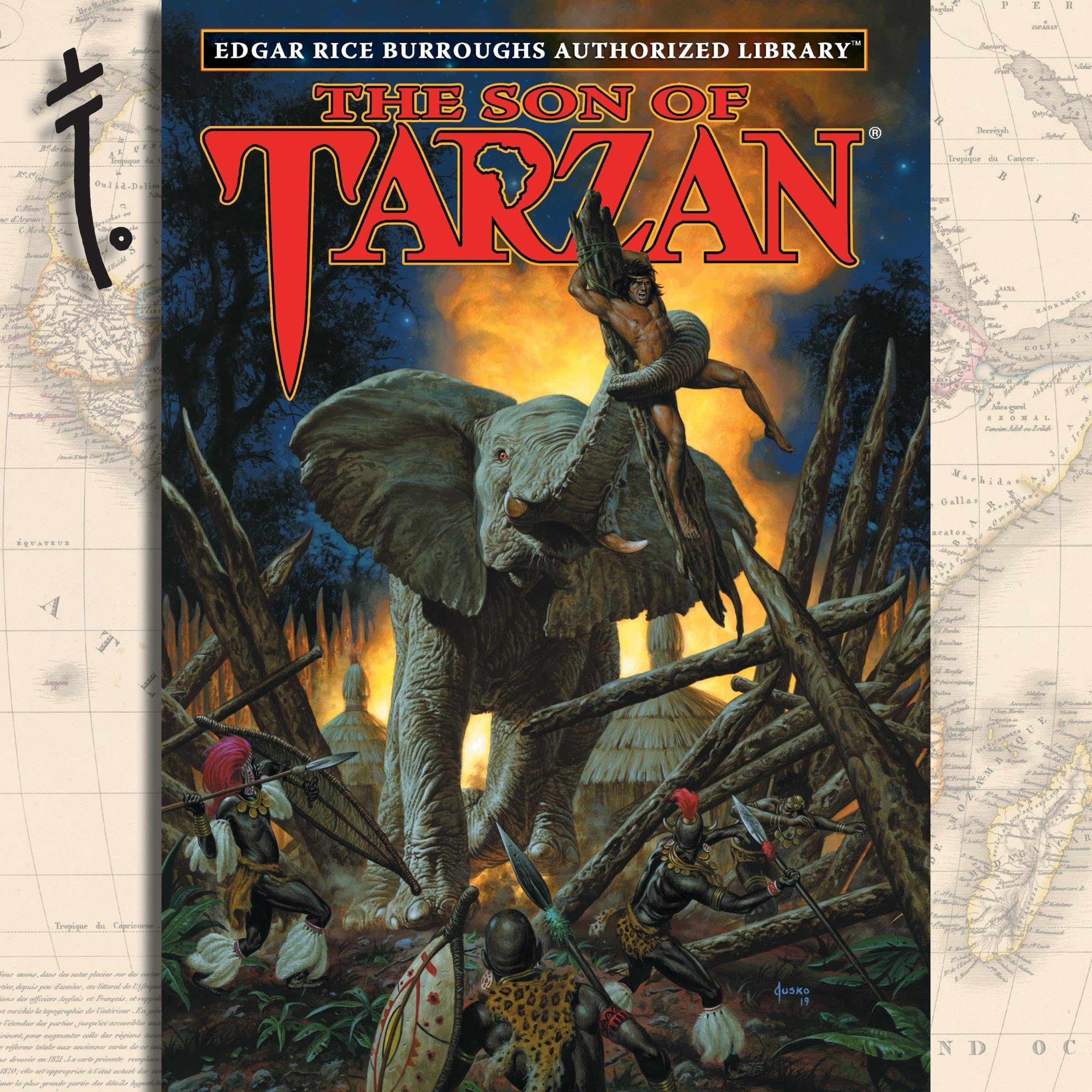 Cover art for The Son of Tarzan