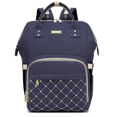 Miniatura 19 de Mochila para pañales, bolsas de pañales para bebés, niñas y niños, bolsas de bebé para mamás papás, bolsa cambiadora de pañales con bolsillos Beige