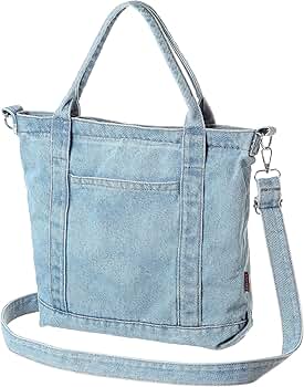 Amazon.com: AOCINA Denim Purse Jean Travel Tote Bags for