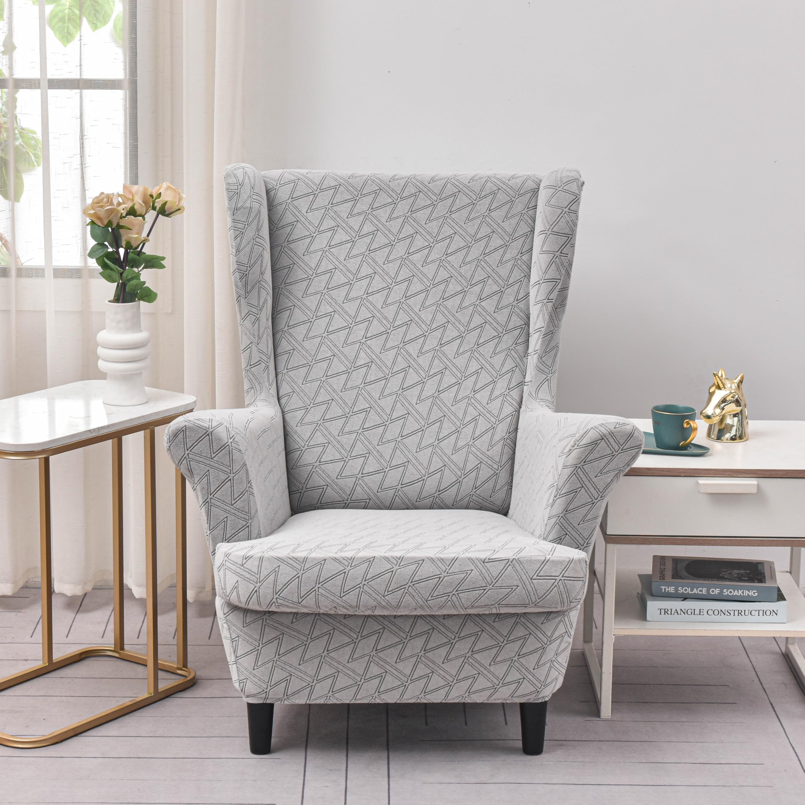 GKXLH Wingback Chair Covers