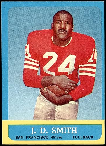 1963 Topps # 135 J.D. Smith San Francisco 49ers (Football Card) EX/MT 49ers North Carolina A&T
