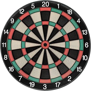 Amazon | D.craft ダーツボード Professional Board SATURN Green/Red