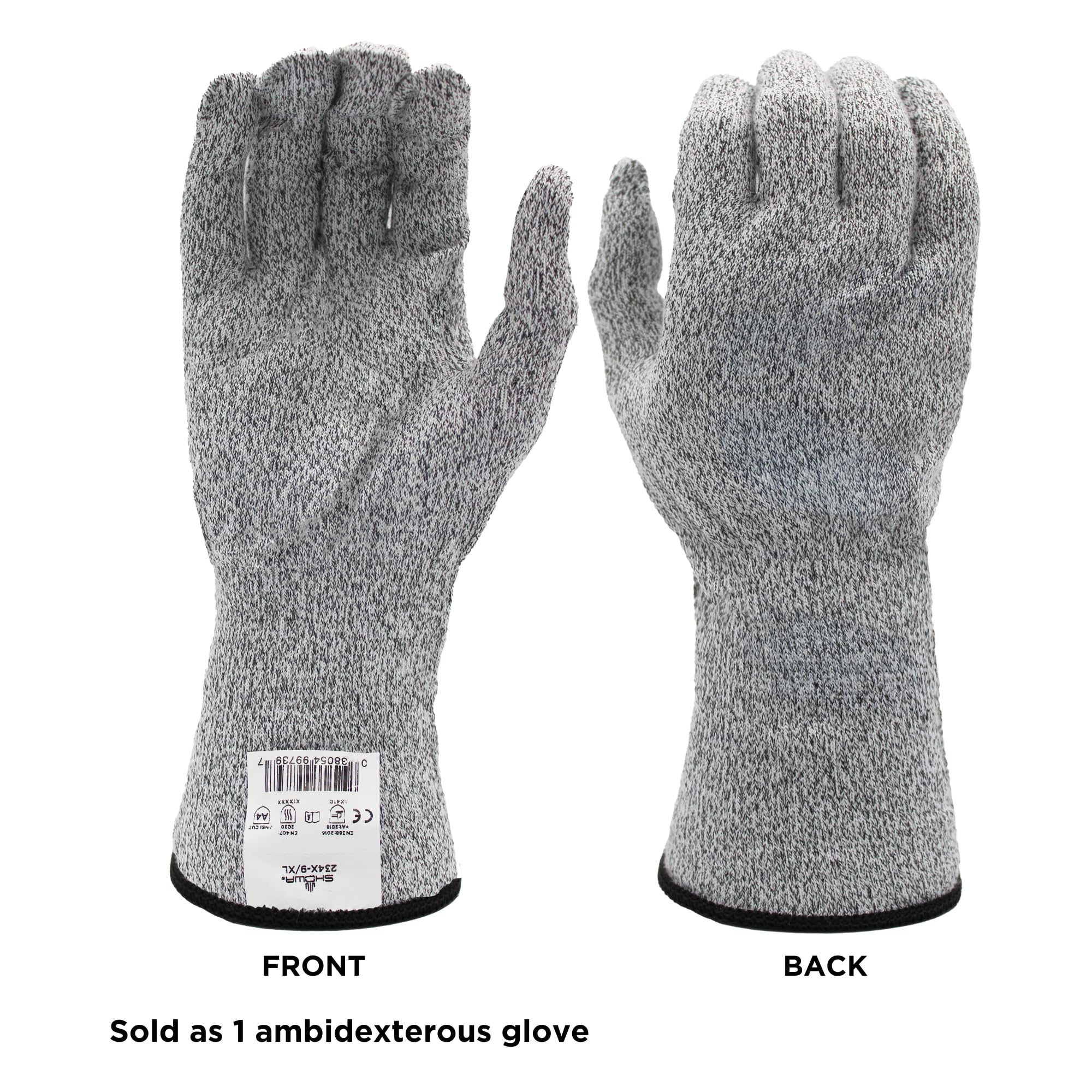 SHOWA 234X Spandex/HPPE Uncoated Cut Resistant Safety Glove Liner