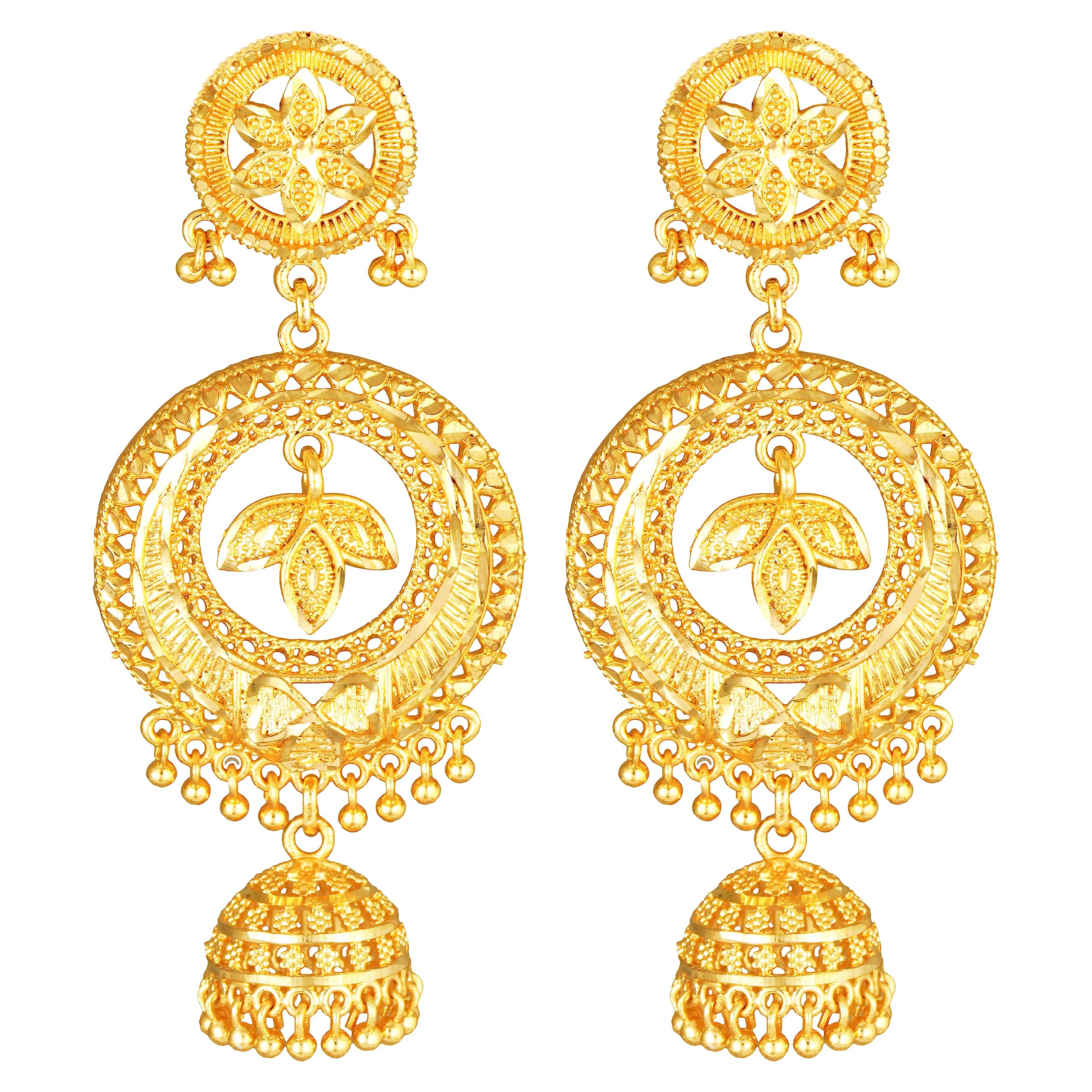 See full amazon price history chart for MEENAZ Chandbali Jhumki Jhumka Earrings for Women Girls Traditional Temple 1 One Gram Gold Brass Copper South Indian Screw Back Meenakari Ear rings Peacock Jhumkas Combo Wedding -GOLD JHUMKI-M542 MEENAZ Chandbali Jhumki Jhumka Earrings for Women Girls Traditional Temple 1 One Gram Gold Brass Copper South Indian Screw Back Meenakari Ear rings Peacock Jhumkas Combo Wedding -GOLD JHUMKI-M542 (B0CBKM1LV8) Amazon Price History, Amazon Price Tracker