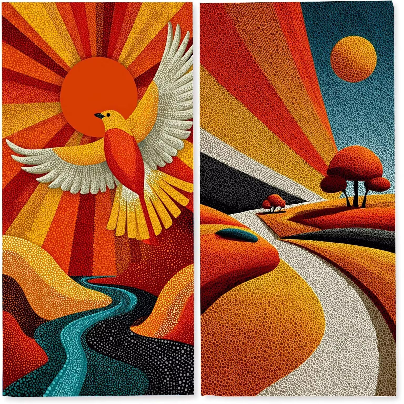 Ręcznik plażowy XXL, zestaw 2 szt., ręcznik z mikrofibry, ręcznik plażowy 220 x 100 cm, szybkoschnący, ręcznik plażowy, ręcznik plażowy, bez piasku, ściereczka z mikrofibry (abstrakcja słońca) z-4554