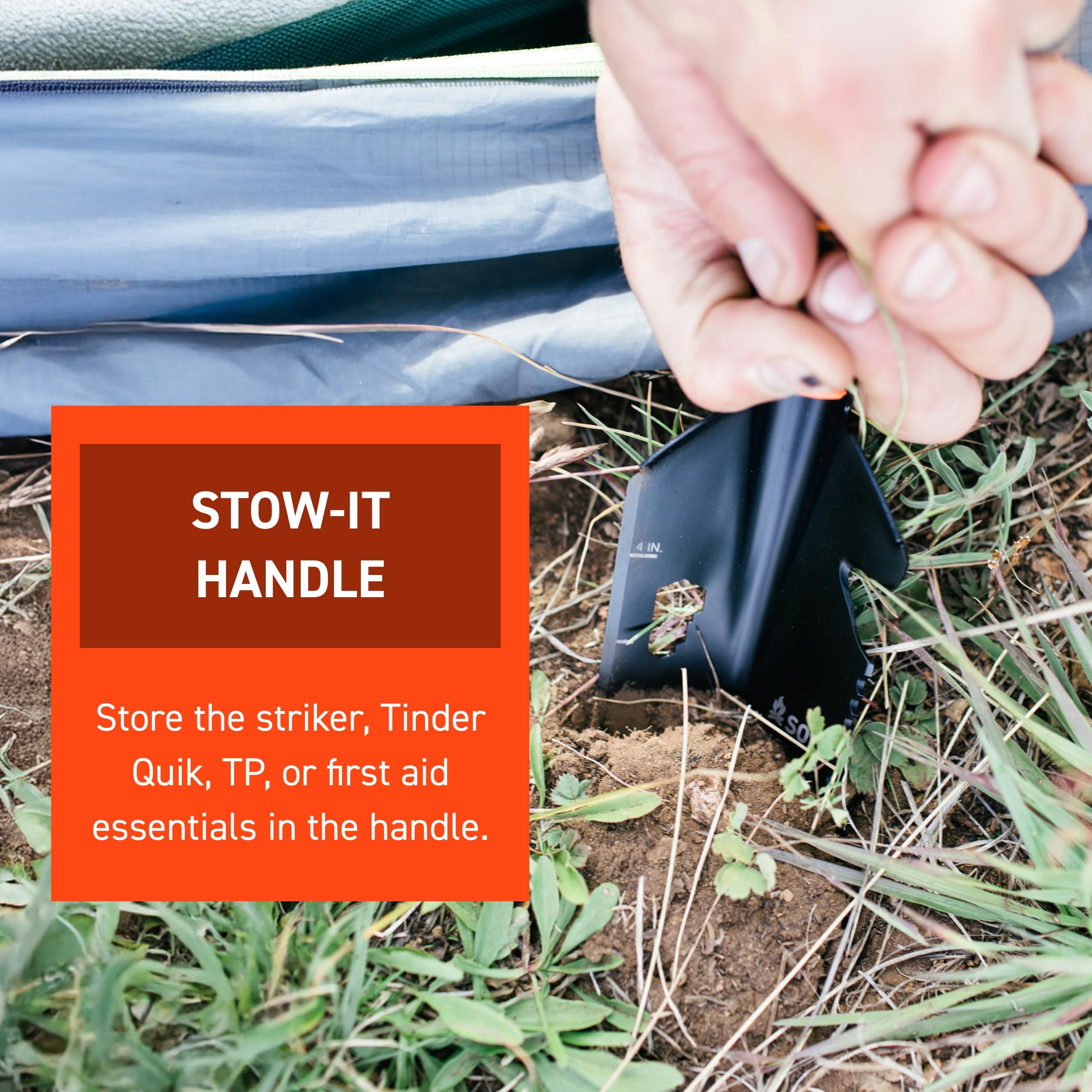 SOL Stoke Multi-Tool Shovel - Camping & Hiking -6 SOL Stoke Multi-Tool Shovel - Camping & Hiking -6
