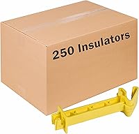 Vista 4 de Zareba IT5XY-Z Aislante con extensor de 5 pulgadas de enganche rápido, 25 por bolsa, amarillo