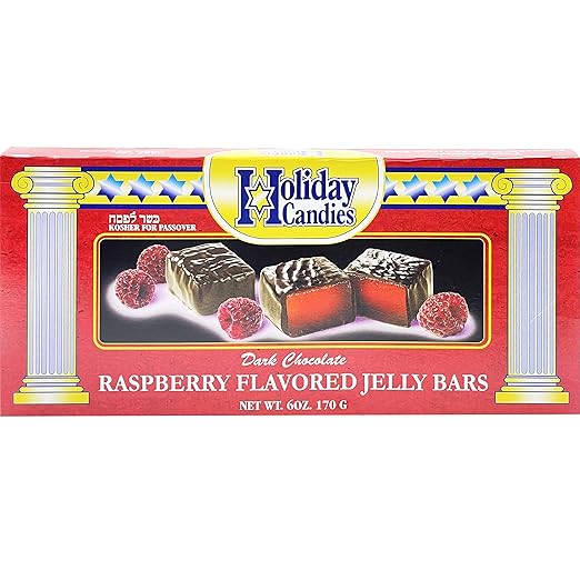 Holiday Candies Kosher for Passover Raspberry Jell Bars