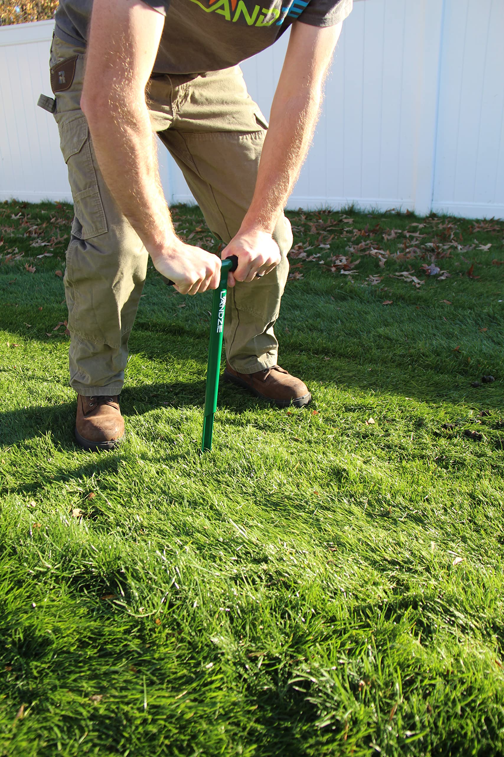 Buy Landzie Lawn & Garden Care Kit 24 Inch Mesh Push Spreader and 20