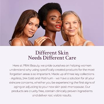 PRAI Beauty Ageless Overnight Repair Duo - Throat and Decolletage Serum & Night Creme with Retinol - Anti Aging Neck and Chest Night Creme and Serum - Lock in Moisture, Boost Collagen, Fills Wrinkles